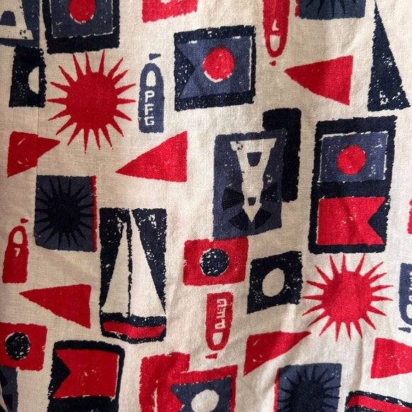 Women's PFG Columbia Linen Cotton Button-Up Long Sleeve Small Nautical A… - Picture 14 of 14